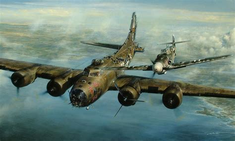 109 pilot escorting b17 Fun Facts: "All American" was a B-17F who was rammed by a Bf-109F ace pilot who was killed in his cockpit by the "All American's" Top Gunner